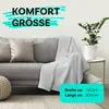 Sommerdecke Piqué 140x200 cm, leichte Kuscheldecke & Produktbild-Vorschau 2