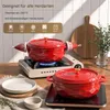 Casserole en fonte (7,1 litres), forme ovale, incluant des Voir les images du produit 5