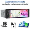 Junsun 6,36" CarPlay wireless Android Auto 1 DIN Autoradio Anteprima dell’immagine prodotto 1