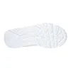 The sole of a white sneaker is shown from an underneath view. Produktbild-Vorschau