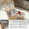 tectake® Picknickkorb Föhr für 4 Personen inkl. 20-teiliges Produktbild-Vorschau 2