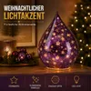 formano LED Deko-Tropfen Weihnachten 21 cm Royal-Plum mit Produktbild-Vorschau 7