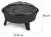blumfeldt ohniště 2 v 1 - grilovací rošt z oceli, FireView, Náhled obrázku produktu 9