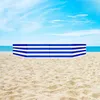 SILUK Strand Windschutz Sichtschutz 8 m weiß/blau Produktbild-Vorschau 4