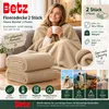 Betz Fleecedecke 2 Stück 130x170 cm 180g/m² – Wohndecke & Produktbild-Vorschau 4
