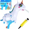 Pistola ad acqua gonfiabile per unicorno per giochi estivi Anteprima dell’immagine prodotto 2