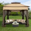 3.składana altana 3x3,3 m, parasol z moskitierą, ochrona UV Podgląd zdjęcia produktu 10