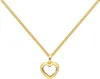 Gold Anhänger Herz Zirkonia mit Goldkette  333-8 Karat Gold Produktbild-Vorschau 1
