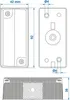 Obrysová obrysová lampa červená/biela 92x42mm v blistri Náhľad obrázku produktu 7
