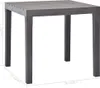 vidaXL Gartentisch Moccafarben 78 x 78 x 72 cm Kunststoff Produktbild-Vorschau 4