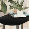 Tischplatte Dunkelbraun 80x40x2 cm Massivholz Eiche Oval Produktbild-Vorschau 2