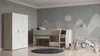 Armoire Noni-3 portes battantes, 1 tringle et 3 Voir les images du produit 3