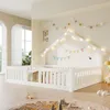 Lit enfant 140x200 cm avec barrières de sécurité tout Voir les images du produit 1
