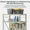 FLEXISPOT Werkbank aus Stahl, Arbeitstisch mit Lochwänden Produktbild-Vorschau 6