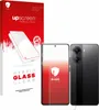 A product shot of a phone screen protector packaging and the phone it is designed for. Produktbild-Vorschau
