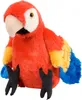 A plush toy parrot sitting on a white background. Produktbild-Vorschau