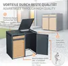 ML-Design Mülltonnenbox 3er für 3 Tonnen 240L 200x80x116,3 Produktbild-Vorschau 3