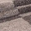 Homebyhome Vysoký Chlup Shaggy Koberec Kostkovaný Design Náhled obrázku produktu 4