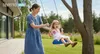 Altalena da giardino in plastica per bambini ZOYA blu Anteprima dell’immagine prodotto 15