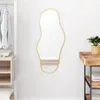 vidaXL Nástěnné zrcadlo Golden 90x40 cm Náhled obrázku produktu 2