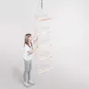 Scala triangolare appesa scala di corda bambini scala Anteprima dell’immagine prodotto 4