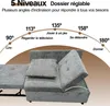 MODFU Lit Banquette - Canapé-Lit Une Place Avec Fonction Voir les images du produit 5