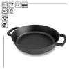 Ø36cm Gusseisenpfanne mit Deckel aus Gusseisen Bräter Produktbild-Vorschau 3