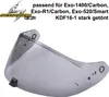 KDF16-1 Dunkelrauchvisier Scorpion für EXO-1400 EVO II Helm Produktbild-Vorschau 3