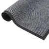 The Living Store Fußmatte Gestreift Grau 60x80 cm Produktbild-Vorschau 2