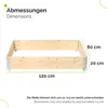 Garronda 3 Stück Holzaufsatzrahmen für Palette Produktbild-Vorschau 2
