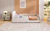 Gestoffeerd bed 90x200 cm, met LED-verlichting, met Productafbeelding-voorbeeld 13