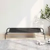 vidaXL Lit pour chien Rehaussé Noir 110x65x20 cm Tissu Voir les images du produit 2