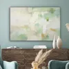 MuchoWow® - Leinwandbilder - Abstrakt - Kunst - Weiß - Grün Produktbild-Vorschau 4