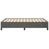 The Living Store Bettgestell Dunkelgrau 120x190 cm Samt Produktbild-Vorschau 6