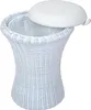 Rattan-Sitzhocker Handgeflochten Produktbild-Vorschau 2