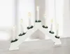 3.08 Schwibbogen Holz mit 7 LED Kerzen - Adventsleuchter Produktbild-Vorschau 2