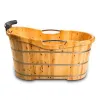 Baignoire en bois Lucerne 150 x 67 cm Voir les images du produit 1