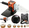 A collection of tools and accessories for plastic pipe welding, including a polyfusion welding machine, dies, and a carrying case. Anteprima dell’immagine prodotto