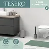 Set da bagno eluno TESERO 5 pezzi con dispenser per sapone, Anteprima dell’immagine prodotto 2
