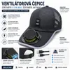 Cappellino da baseball da uomo con ventilatore a energia Anteprima dell’immagine prodotto 2