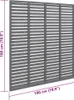 vidaXL Lamelový plot WPC 180x180 cm šedý Náhled obrázku produktu 4