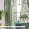 2er Set Spitze Gardinen Vorhang Halbtransparent mit Ösen Produktbild-Vorschau 8