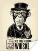 MuchoWow® Poster Mancave - Jahrgang - Whiskey - Affe Produktbild-Vorschau 1