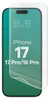 A screen protector is shown on a smartphone screen. Produktbild-Vorschau
