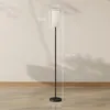 Stehlampe, Schirm in Leinenoptik, Metallstange, Produktbild-Vorschau 3
