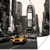 MuchoWow® Poster Times Square - Taxi - Gelb 50x50 cm - Produktbild-Vorschau 1