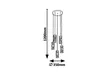 Rabalux 5340 Pendelleuchte 5 Spots Oberon, E14, Produktbild-Vorschau 1