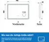 Badspigel mit Steckdose 70×50cm Bluetooth LED Produktbild-Vorschau 10