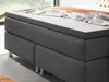 Boxspringbett Berlin 140x200 cm Webstoff Anthrazit Produktbild-Vorschau 5