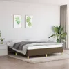 vidaXL Rám postele bez matrace tmavě hnědý 160x200 cm látka Náhled obrázku produktu 2